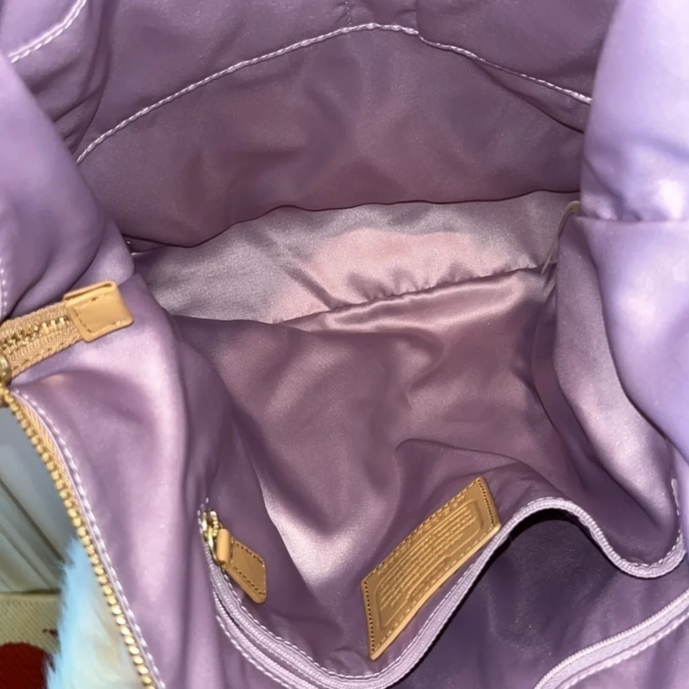 Tan leather Coach North South satchel purse large
Slouchy boho western - Picture 9 of 16